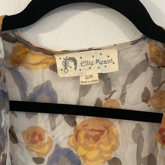 Anthropologie Ellie Meant flow mesh open top - Picture 3 of 5
